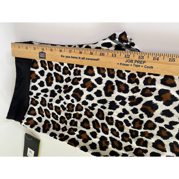 NWT LuLu Cheetah print capri activewear leggings, Size XL - Picture 5 of 7